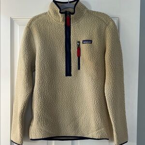 Patagonia Cream Fleece Pullover